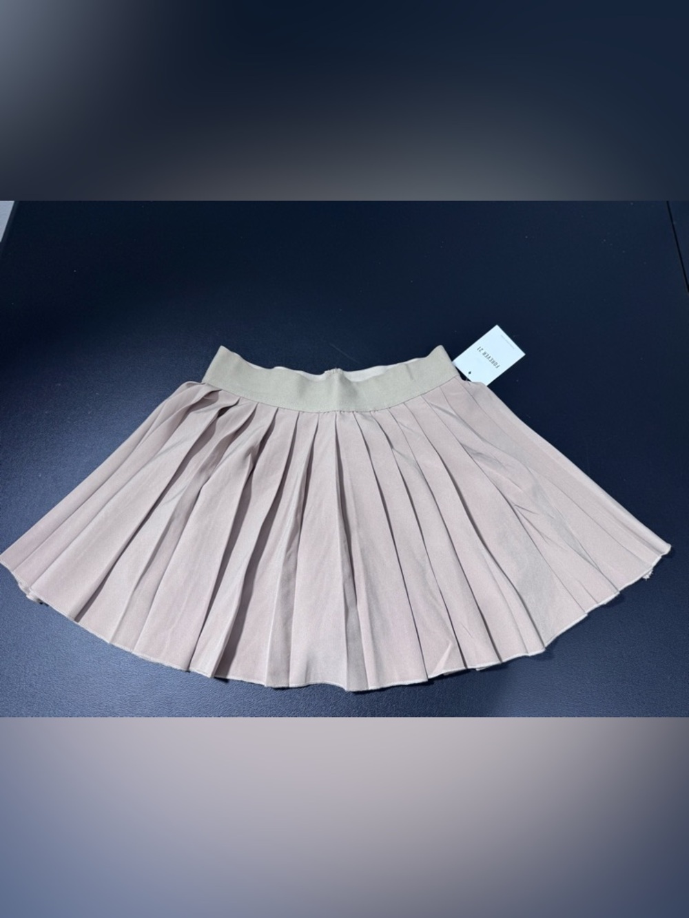 Forever 21 Blush Pink Pleated Skater Skirt